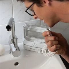 Sidekick™ Water Flosser, White with Chrome