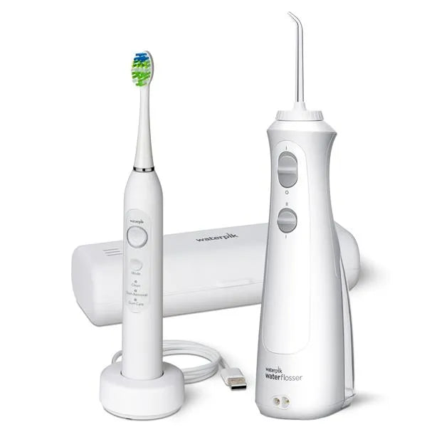 Sensonic™ Electric Toothbrush and Cordless Pearl Water Flosser Combo
